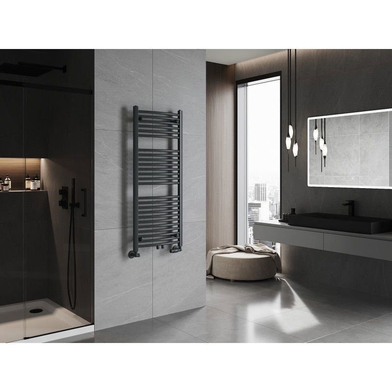 Mexen Ares радиатор за баня 1200 x 500 мм, 531 W, антрацит - W102-1200-500-00-66