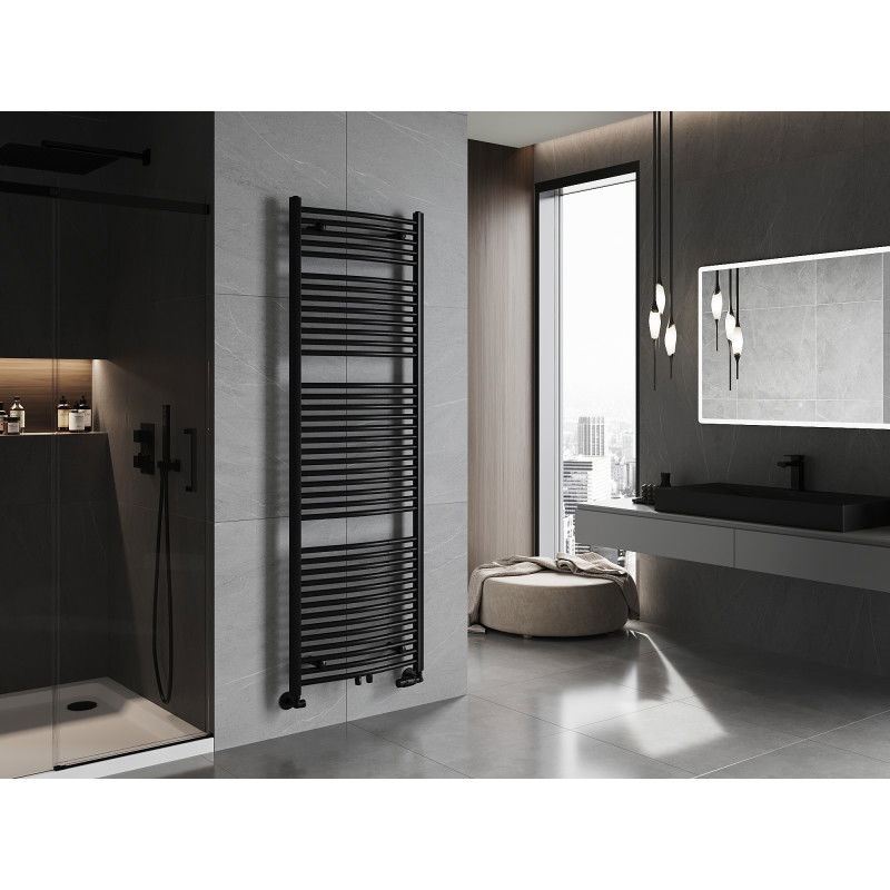 Mexen Ares радиатор за баня 1800 x 600 mm, 958 W, черен - W102-1800-600-00-70