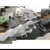 Мексен Газпар гранитна мивка 1,5-коморова с отцеждащ и кухненски кран Карла, черен спот - 6507-76-670700-50