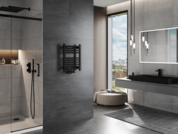 Mexen Mars баня радиатор 500 x 400 мм, 178 W, черен - W110-0500-400-00-70