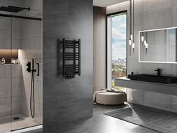 Mexen Mars баня отоплител 700 x 400 мм, 238 W, черен - W110-0700-400-00-70