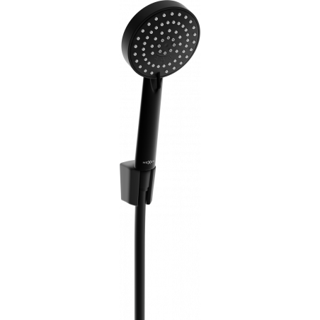 Mexen R-75 стенен душ комплект, черен - 785755052-70