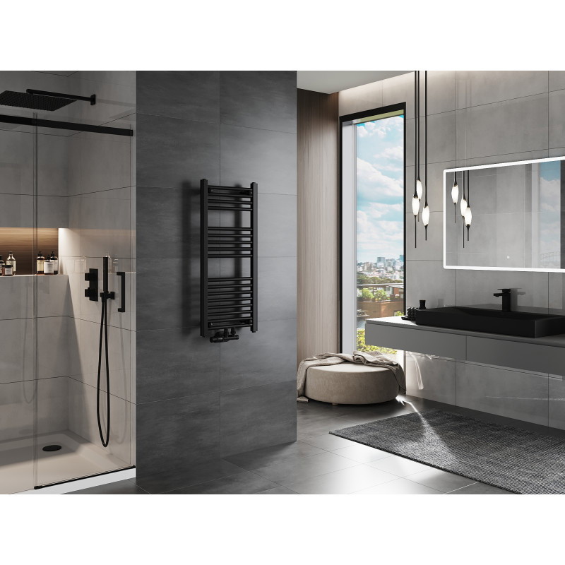 Mexen Mars баня радиатор 900 x 400 мм, 309 W, черен - W110-0900-400-00-70