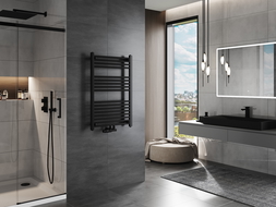 Mexen Mars радиатор за баня 900 x 600 мм, 430 W, черен - W110-0900-600-00-70