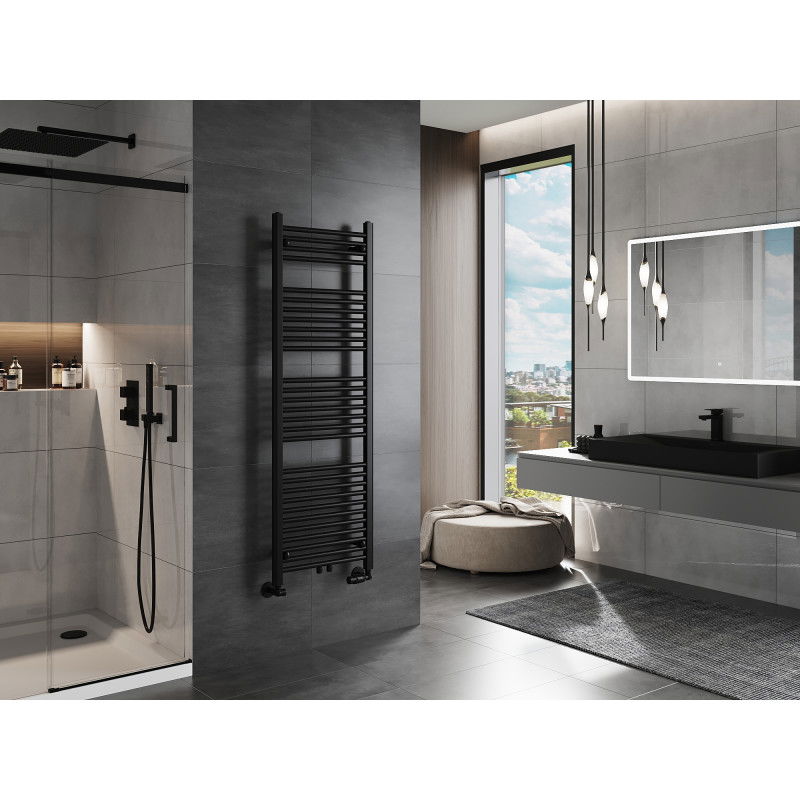 Mexen Mars радиатор за баня 1500 x 500 мм, 626 W, черен - W110-1500-500-00-70