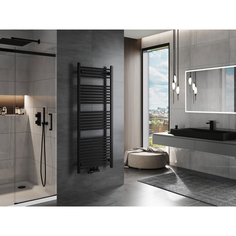 Mexen Mars радиатор за баня 1500 x 600 мм, 729 W, черен - W110-1500-600-00-70