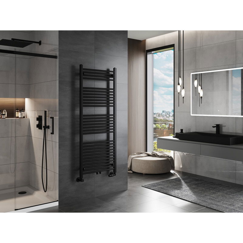 Mexen Mars радиатор за баня 1500 x 600 мм, 729 W, черен - W110-1500-600-00-70