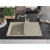 Mexen Bruno гранитна кухненска мивка с 1 отделение с изцеждане и кухненски