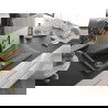 Мексен Цезар гранитна мивка 1-коморна с отцеждач и кухненски кран Карла, черна на точки - 6514-76-670700-76