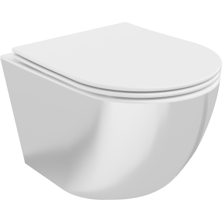 Mexen Lena WC чиния Rimless с бавно спускащ се капак slim, дуропласт,