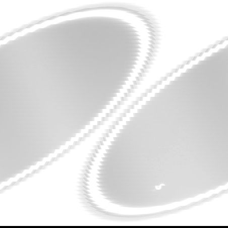 Mexen Gobi осветено кръгло огледало за баня, 70 см, LED 6000K, против замъгляване