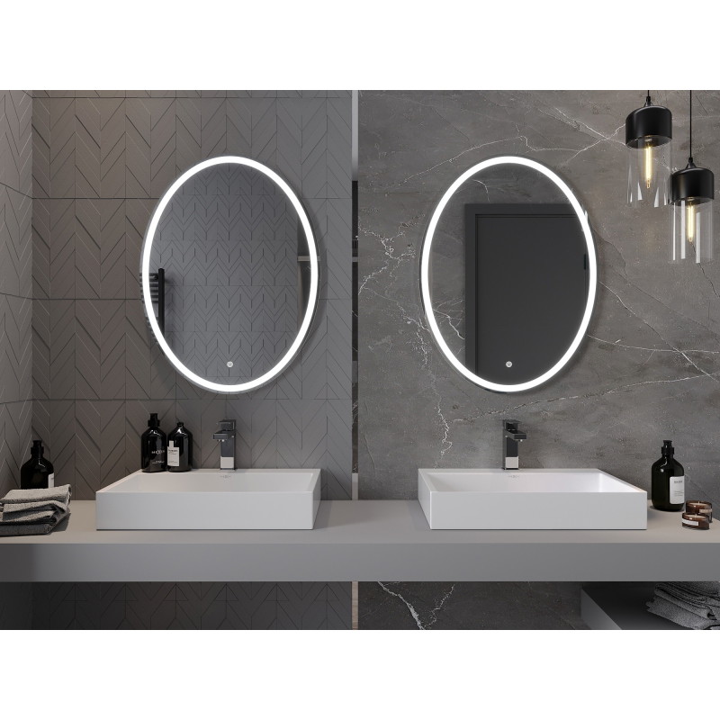 Mexen Elz светещо огледало за баня 60 x 80 cm, LED 6000K, антизамъгляване