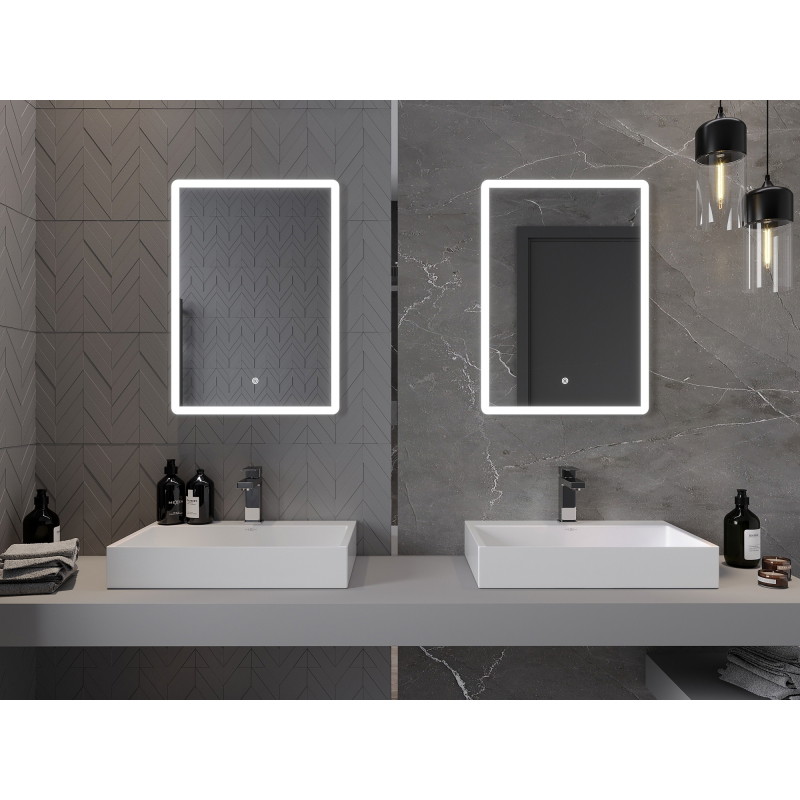 Mexen Navia осветено огледало за баня 50 x 70 см, LED 6000K, анти-мъгла - 9803-050-070-611-00