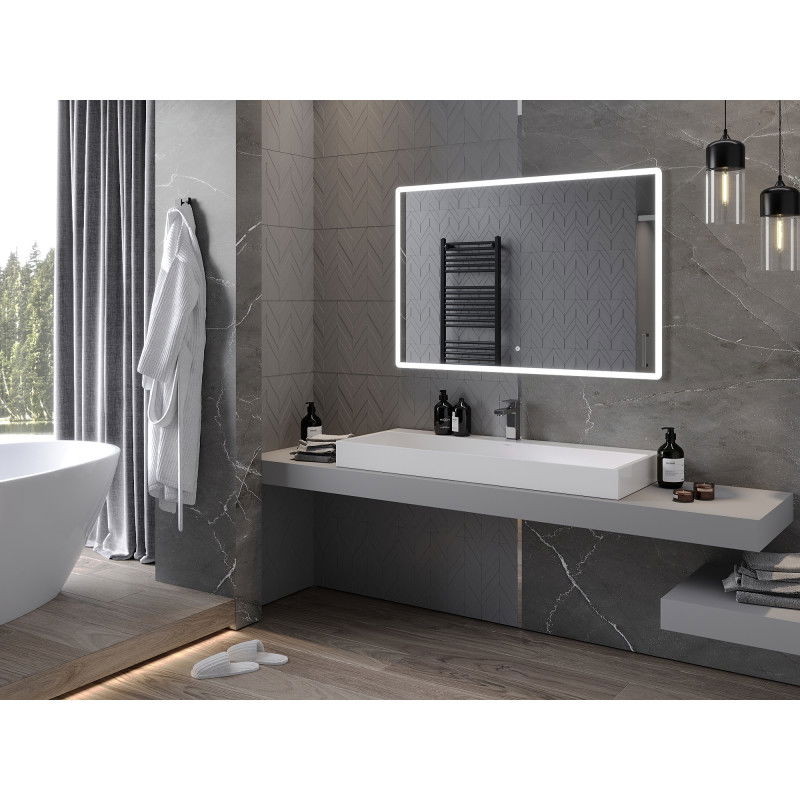 Mexen Navia осветено огледало за баня 120 x 80 см, LED 6000K, анти-пара - 9803-120-080-611-00