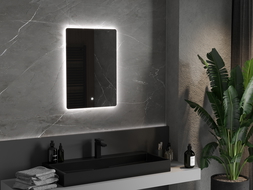 Mexen Sun огледало за баня с подсветка 50 x 70 см, LED 6000K, антипръскане - 9807-050-070-611-00
