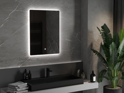 Mexen Sun огледало за баня с осветление 60 x 80 см, LED 6000K, антицъбене - 9807-060-080-611-00