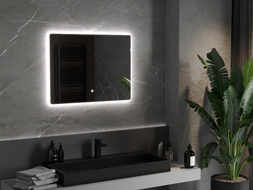 Mexen Sun осветено огледало за баня 80 x 60 см, LED 6000K, против изпотяване
