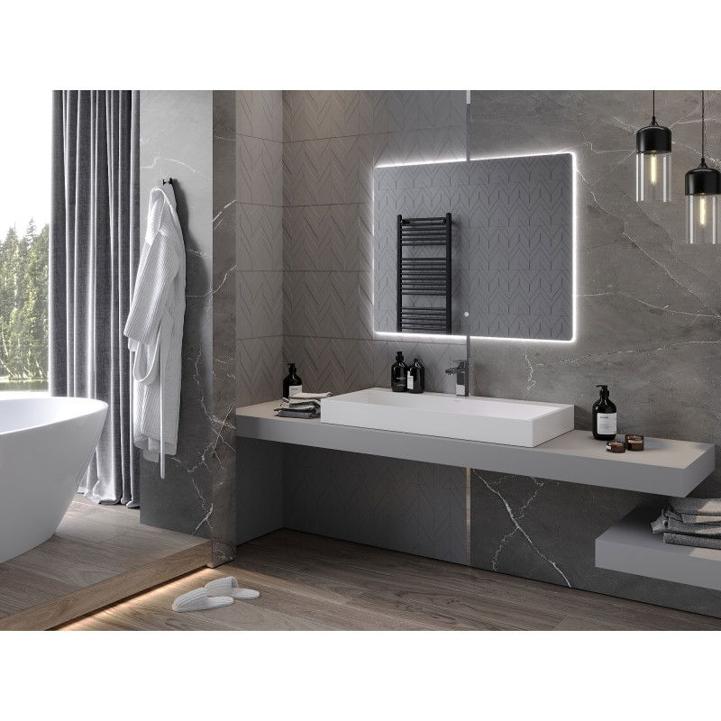 Mexen Sun огледало за баня с подсветка 100 x 80 см, LED 6000K, анти-замъгляване - 9807-100-080-611-00