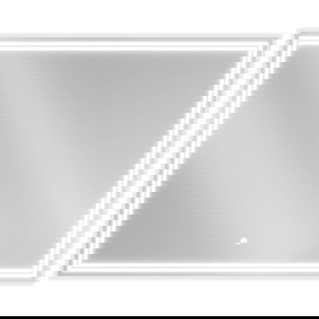 Mexen Taco огледало за баня със задно осветление 100 x 80 см, LED 6000K, анти-мъгла - 9805-100-080-611-00