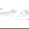 Mexen Estela кърка за кърпи, розово злато - 7011520-60
