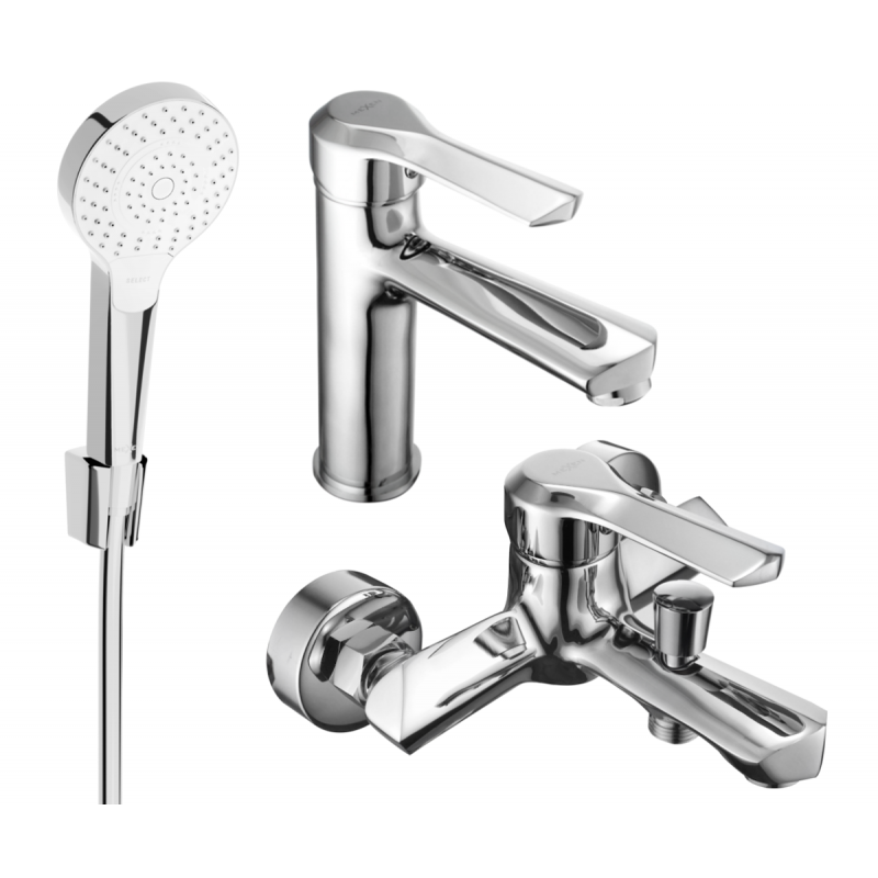 Mexen Sabre R05 комплект за вана, хром - 72103R05-00