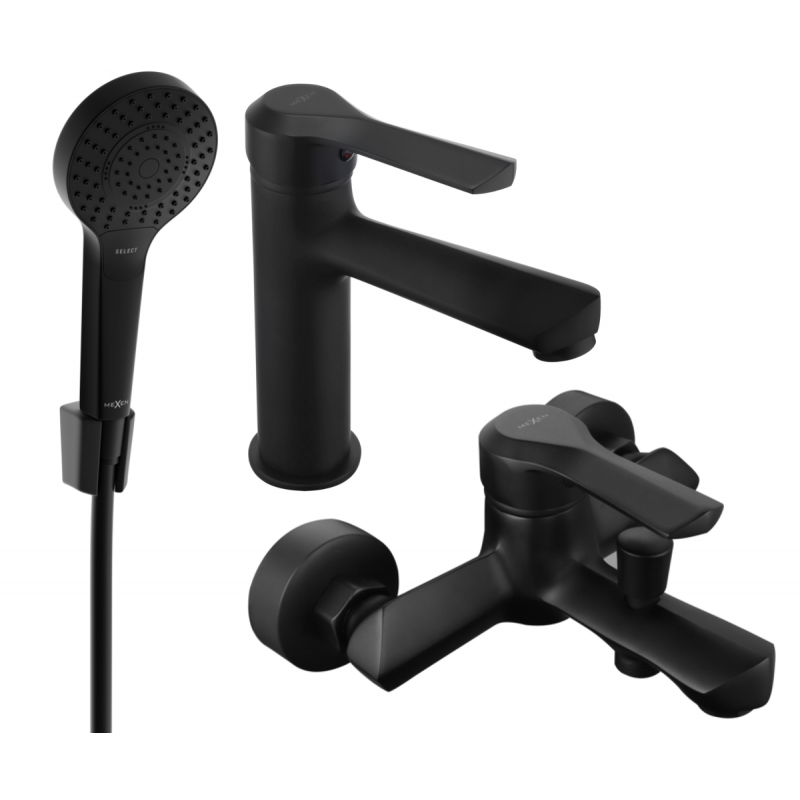 Mexen Sabre R05 комплект за вана, черен - 72103R05-70