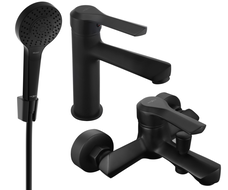 Mexen Sabre R05 комплект за вана, черен - 72103R05-70