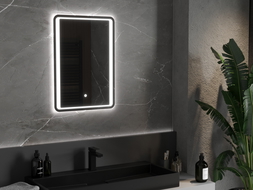 Осветено огледало за баня Mexen Zusa 50 x 70 cm, LED 6000K, антиконденз - 9808-050-070-611-00