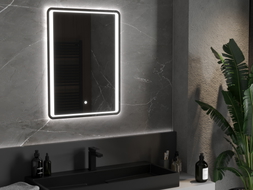 Mexen Zusa подсветено огледало за баня 60 x 80 см, LED 6000K, анти-пара - 9808-060-080-611-00