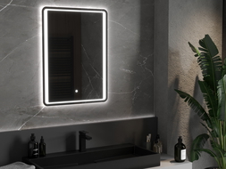 Осветено огледало Mexen Zusa за баня 60 x 80 см, LED 6000K, антипара - 9808-060-080-611-00