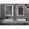 Mexen Zusa осветено огледало за баня 60 x 80 см, LED 6000K, анти-пара - 9808-060-080-611-00