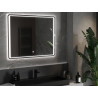 Mexen Zusa огледало за баня с подсветка 100 x 80 см, LED 6000K, антикондензационно