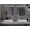 Mexen Nida осветено банско огледало 60 x 80 см, LED 6000K, против пара - 9806-060-080-611-00