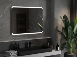 Mexen Nida LED осветено огледало за баня 100 x 80 см, LED 6000K, антитъма - 9806-100-080-611-00