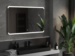 Mexen Nida осветено огледало за баня 120 x 80 см, LED 6000K, анти мъгла - 9806-120-080-611-00