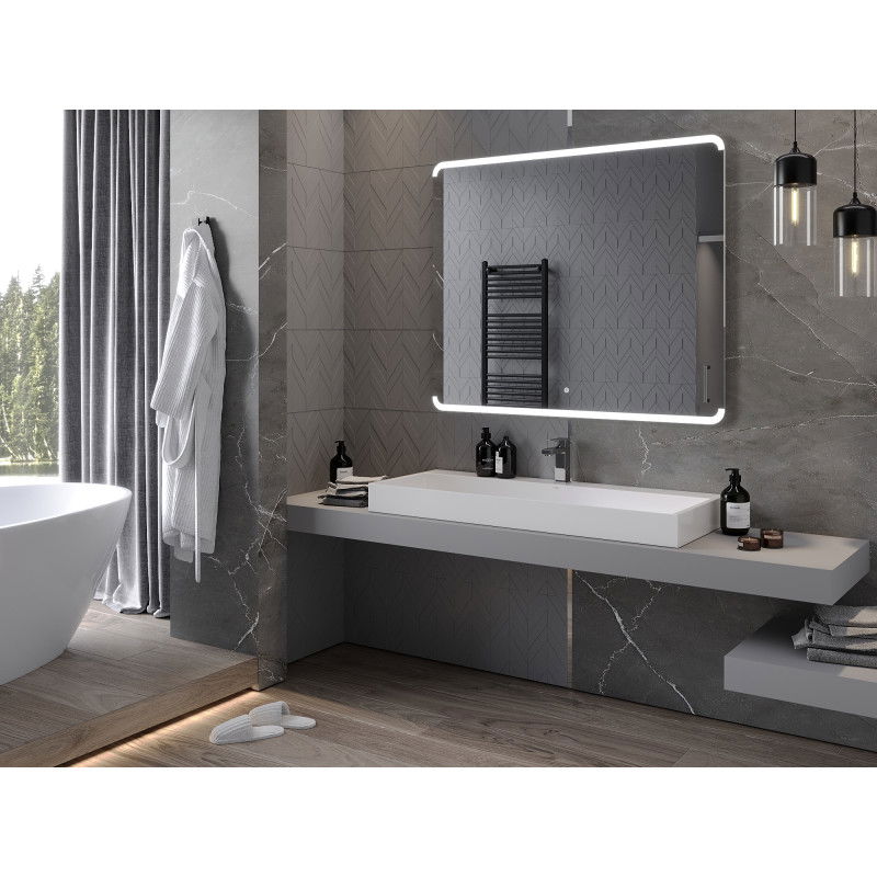 Mexen Nida огледало за баня с подсветка 120 x 100 см, LED 6000K, анти-пара - 9806-120-100-611-00