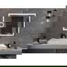 Mexen Onyx осветено огледало за баня с козметично огледалце 100 x 80 cm, LED 6000K, против конденз - 9813-100-080-611-00