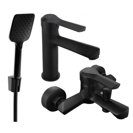 Mexen Sabre Комплект за баня R62, черен - 72103R62-70