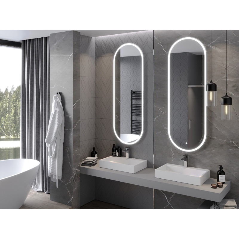 Mexen Bono подсветено огледало за баня 55 x 155 см, LED 6000K, антипара - 9816-055-155-611-00