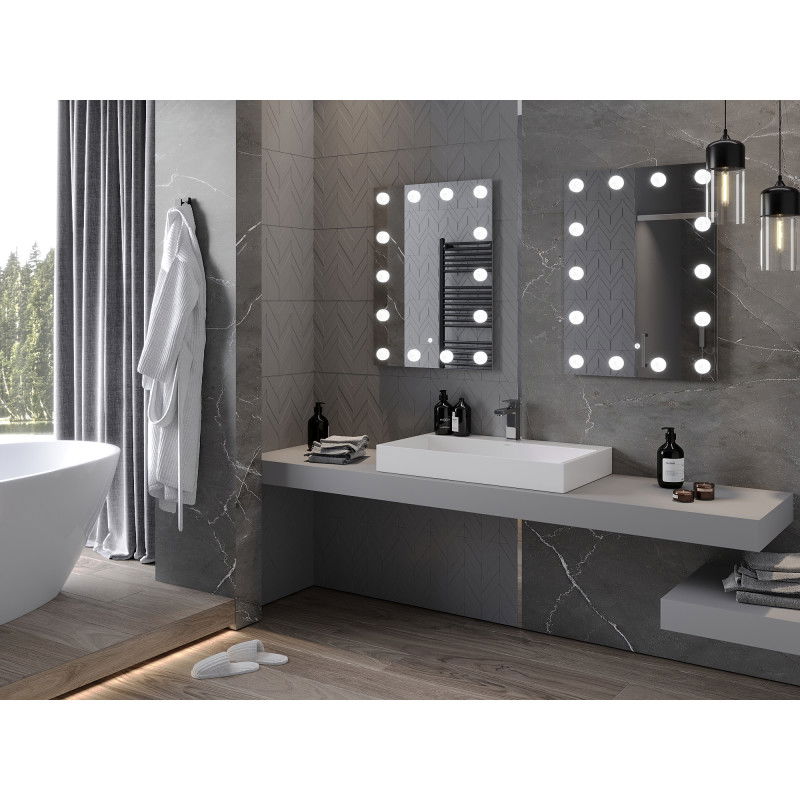 Mexen Dona баня с огледало с подсветка 60 x 80 cm, LED 6000K, антизамъгляване - 9818-060-080-611-00