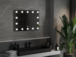 Mexen Dona осветено огледало за баня 80 x 60 cm, LED 6000K, антикондензационно