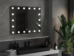 Mexen Dona осветено баняно огледало 100 x 80 см, LED 6000K, антиоблачна защита - 9818-100-080-611-00