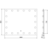 Mexen Dona подсветено огледало за баня 100 x 80 см, LED 6000K, антиконденз