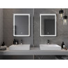 Mexen Miko осветено огледало за баня 60 x 80 см, LED 6000K, антипара - 9819-060-080-611-00