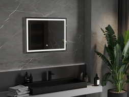 Mexen Miko осветено огледало за баня 80 x 60 см, LED 6000K, анти-пара - 9819-080-060-611-00