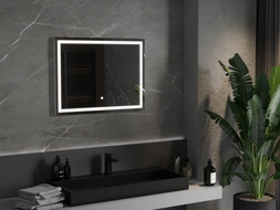 Mexen Miko осветено огледало за баня 80 x 60 см, LED 6000K, антипара - 9819-080-060-611-00