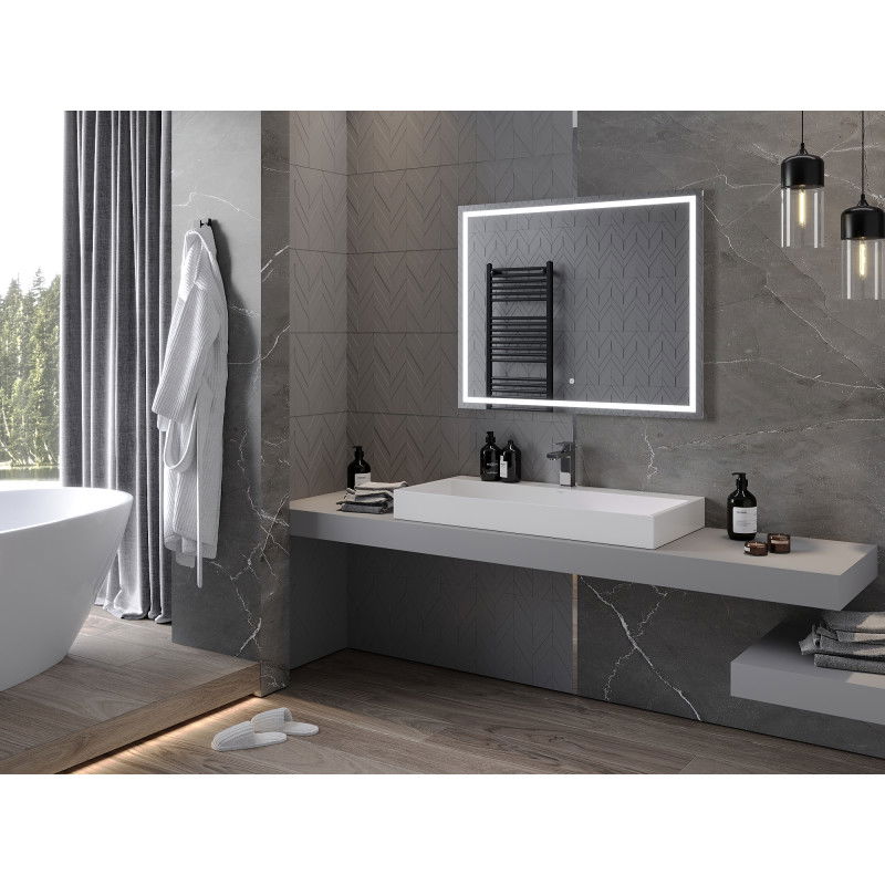 Mexen Miko осветено огледало за баня 100 x 80 см, LED 6000K, против замъгляване - 9819-100-080-611-00