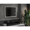 Mexen Miko осветено огледало за баня 100 x 80 см, LED 6000K, антиконденз