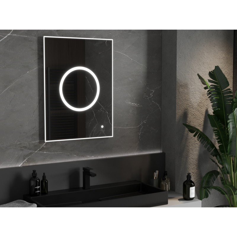 Mexen Koga осветено огледало за баня 60 x 80 cm, LED 6000K, предотвратява
