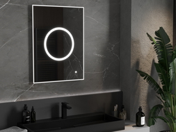 Mexen Koga осветено огледало за баня 60 x 80 см, LED 6000K, против замъгляване - 9821-060-080-611-00